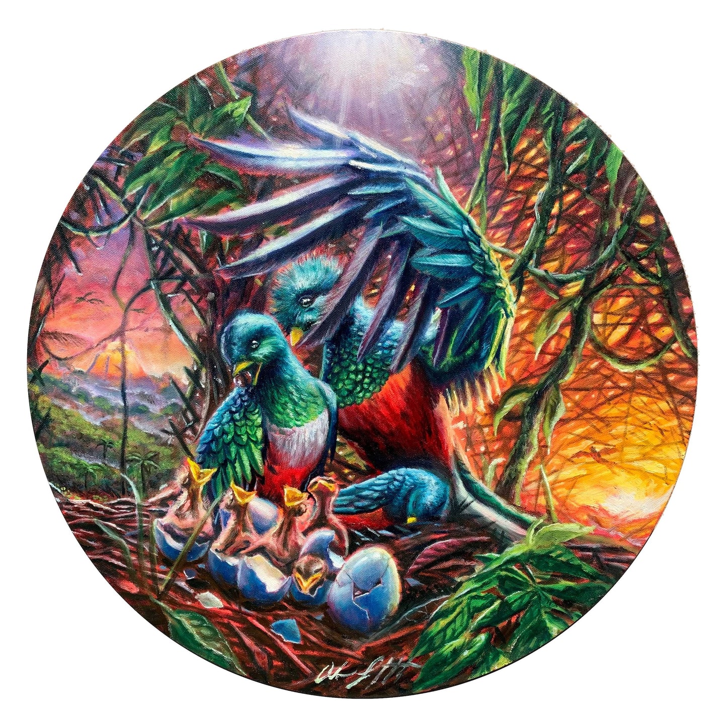Quetzal Nunca Muere, Nacimiento.