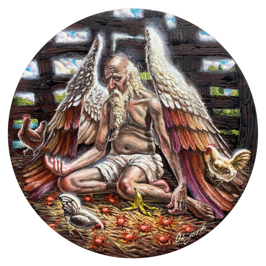 A Very Old Man With Enormous Wings